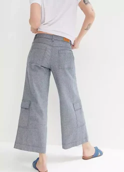 Bonprix Bonprix Cropped Wide Leg Jeans -Cheap Ward Aunt Store bonprix bonprix Cropped Wide Leg Jeans971246FRSP W01
