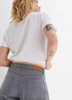 Bonprix Bonprix Cropped Wide Leg Jeans -Cheap Ward Aunt Store bonprix bonprix Cropped Wide Leg Jeans971246FRSP W02